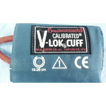 Baumanometer Calibrated V-Lok Blood Pressure Cuff Child 18-26 CM