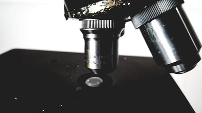 Bausch & Lomb Optical Co. Microscope in Wood Eimer