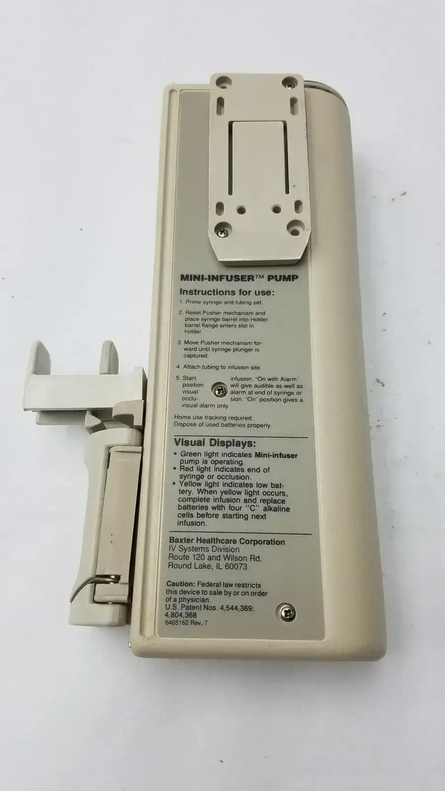 Baxter Mini-Infuser 150XL Infusiion Pump - Infusion