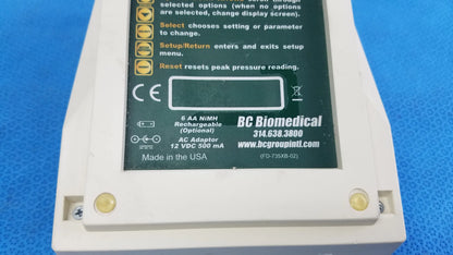 BC Biomedical NIBP-1010 Blood Pressure Simulator