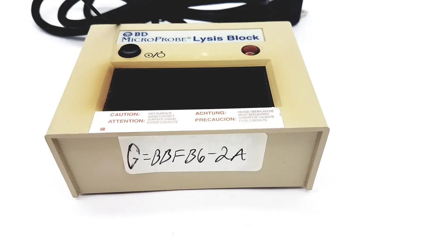 BD BECTON & DICKINSON MICROPROBE 108004-001 Lysis Block DLM2044X2 - Laboratory Instrument Part