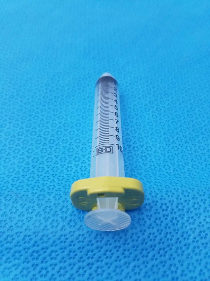 BD Syringe 10ml with Yellow Clip