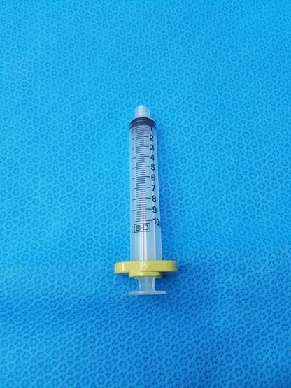 BD Syringe 10ml with Yellow Clip