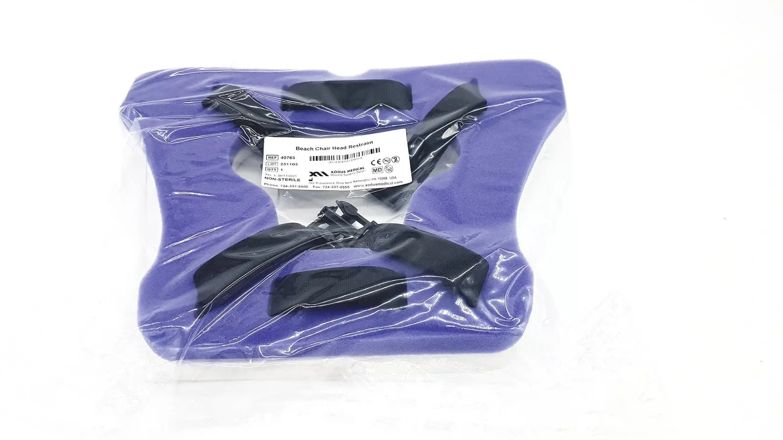 Beach Chair Head Restraint 40763 Xodus One Size Fits Most Clip Strap - Patient Positioning