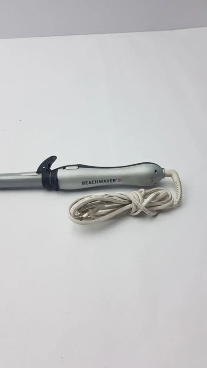 Beachwaver S1 Ceramic Rotating Curling Iron 1” Barrel Silver