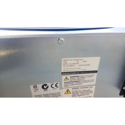 Beckman Coulter Allegra 6R Refrigerated Benchtop Centrifuge