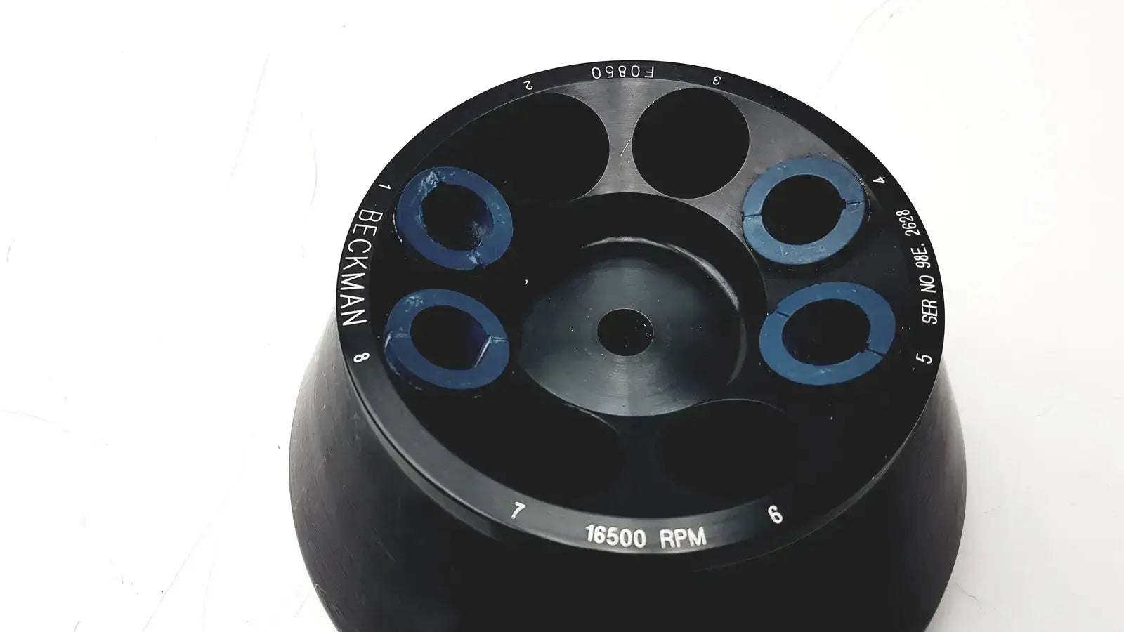 Beckman F0850 Fixed-Angle Aluminum Rotor 8 x 50 mL 16500 RPM - Centrifuge