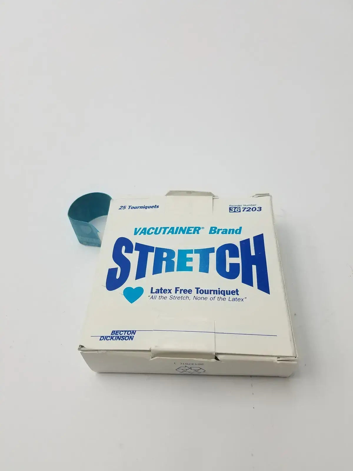 Becton Dickinson BD Vacutainer Stretch Tourniquets Latex-Free 25-Count Box - Phlebotomy Tourniquet