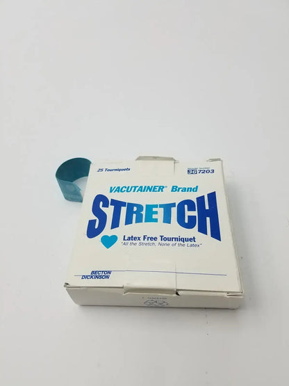 Becton Dickinson BD Vacutainer Stretch Tourniquets Latex-Free 25-Count Box - Phlebotomy Tourniquet
