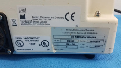Becton Dickinson & Company BD Prewarm Heater Ref 442950