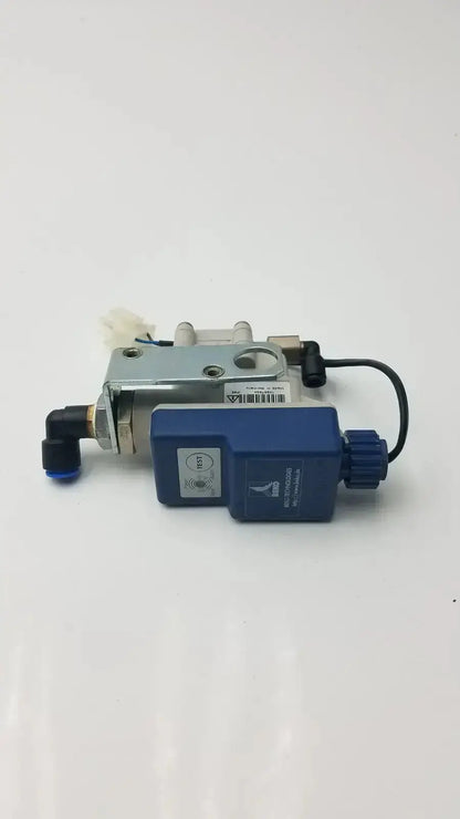 Blue rectangular condensate controller ka10lc0a0 with silver metallic housing and black wiring for precise condensate management
