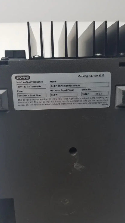 Bio-Rad Chef-DR II Control Module 250W Serial No 961BR - Electrophoresis