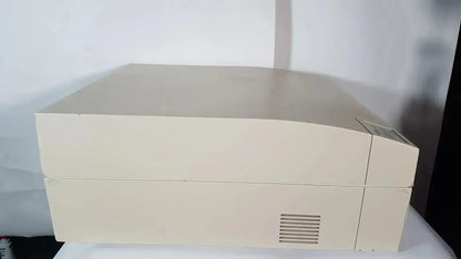 Beige plastic bio rad molecular imager fx desktop printer with rectangular design and vented side panel
