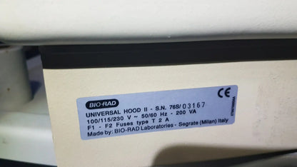 Bio-Rad Universal Hood II Gel Molecular Imager Imaging System