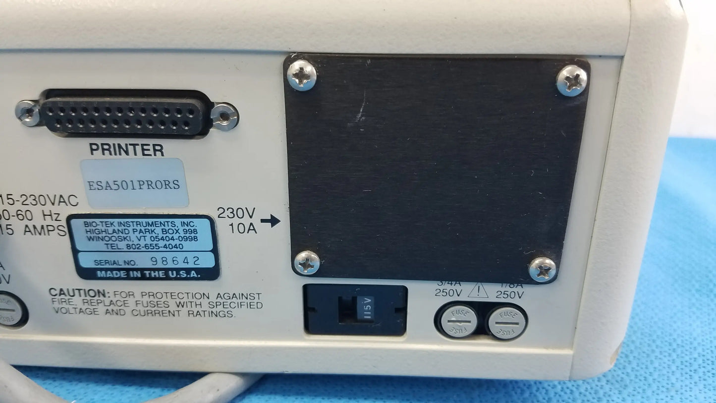 Bio-Tek 501 Pro Series Electrical Safety Analyzer