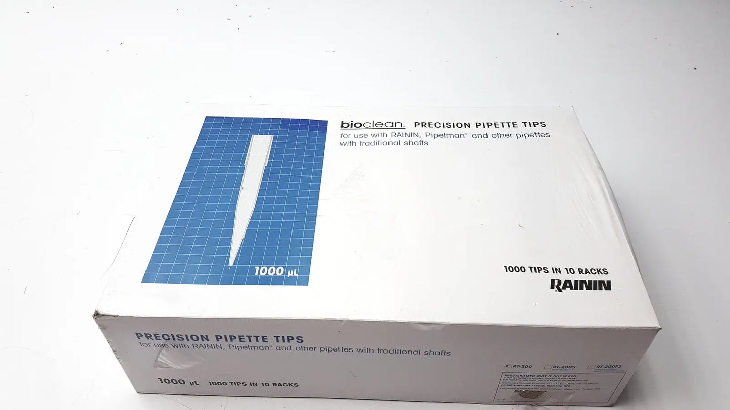 Bioclean Precision Pipette Tips 1000uL 1000 Tips In 10 Racks