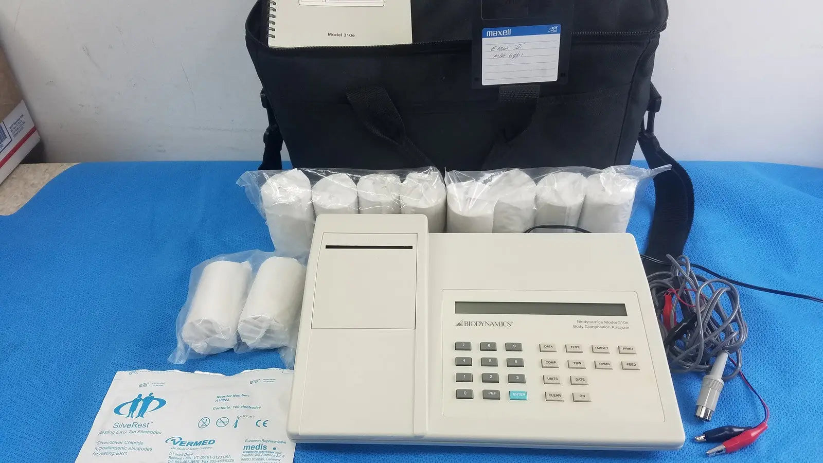 Biodynamics Model 310e Body Composition Analyzer With Accessories And Case