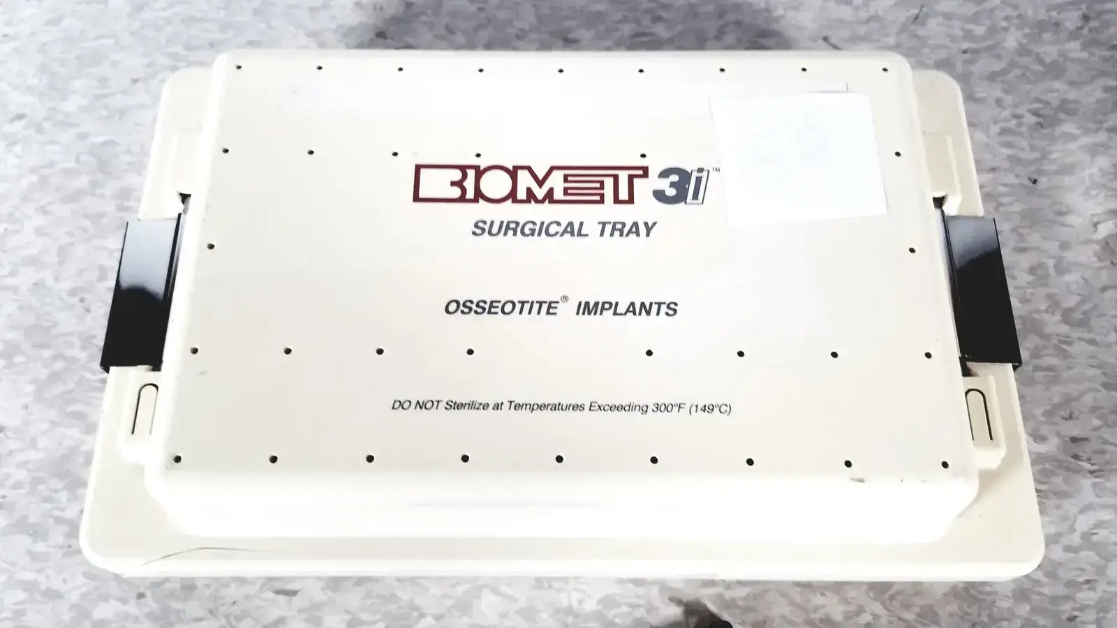 Biomet 3i Surgical Tray Osseitite Impants