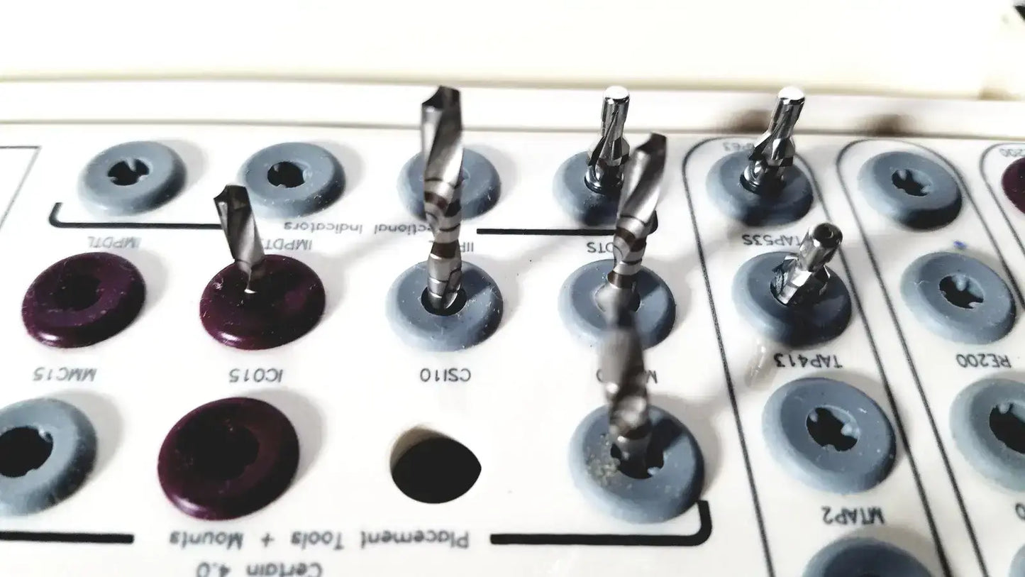 Biomet 3i Surgical Tray Osseitite Impants