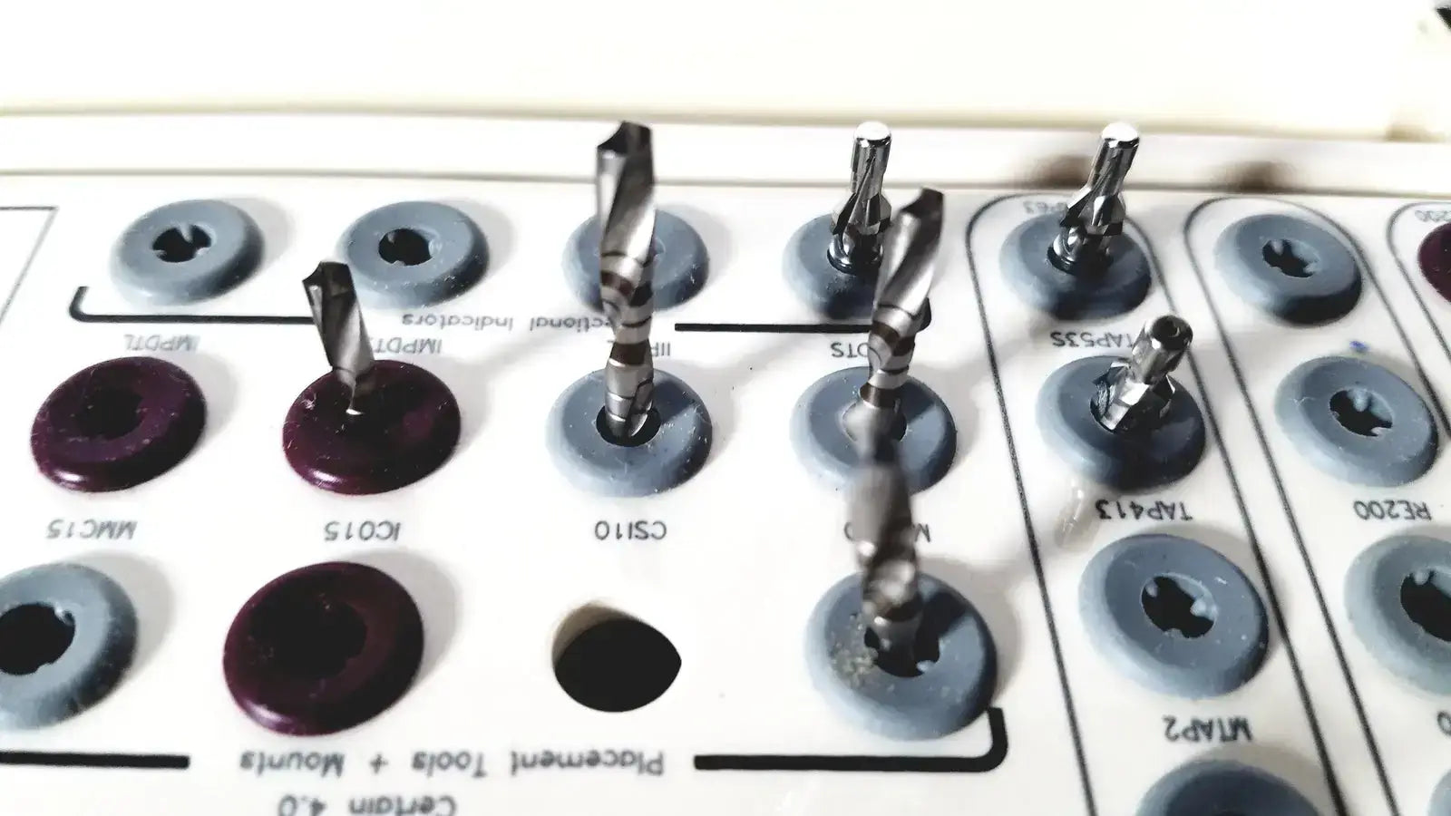Biomet 3i Surgical Tray Osseitite Impants