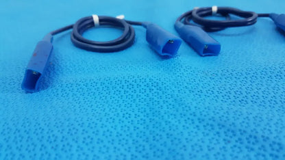 Bipolar Electrosurgical ESU Cautery Cable Cord for Forceps - Lot of 2