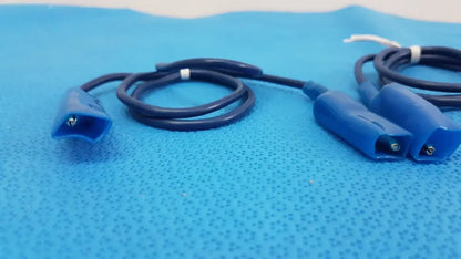 Bipolar Electrosurgical ESU Cautery Cable Cord for Forceps - Lot of 2