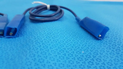 Bipolar Electrosurgical ESU Cautery Cable Cord for Forceps - Lot of 2