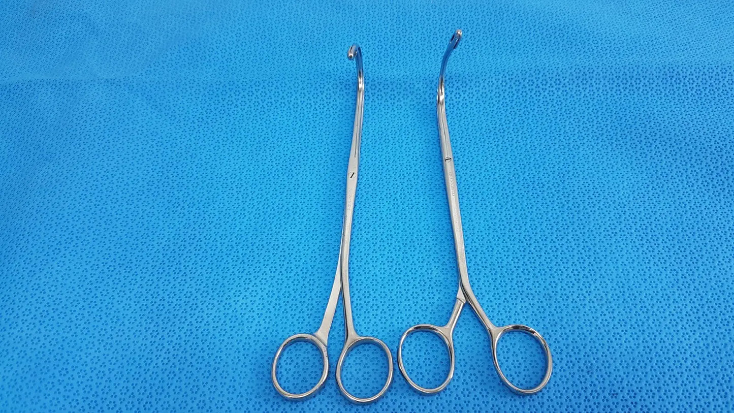 Bird-Beak Suture Hook Forceps – Precision Stainless Steel Surgical Tool lot of 2