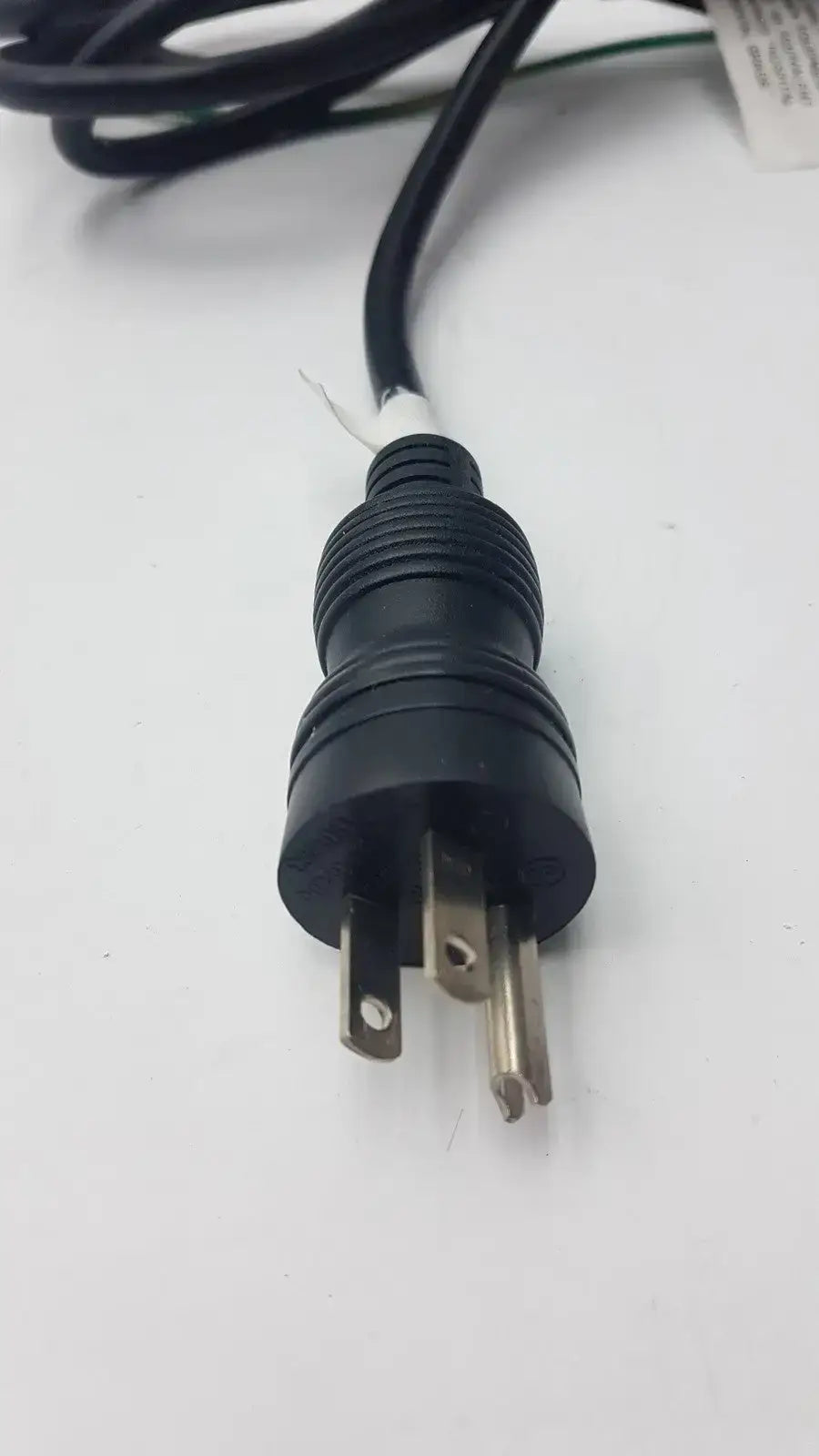 Black Power Cord Cable Plug 3 Poles Male with Female - Splitter