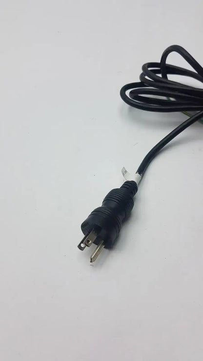 Black Power Cord Cable Plug 3 Poles Male with Female - Splitter