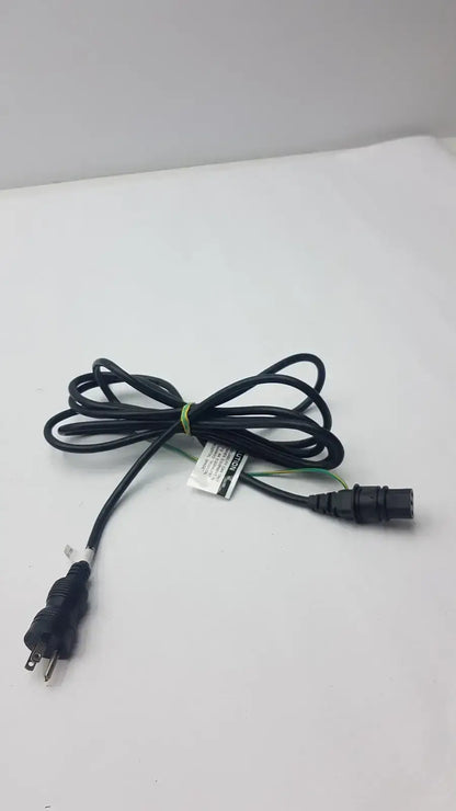Black Power Cord Cable Plug 3 Poles Male with Female - Splitter