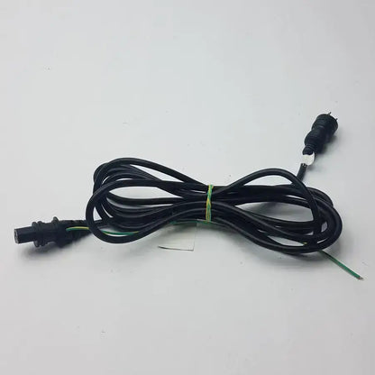 Black Power Cord Cable Plug 3 Poles Male with Female - Splitter