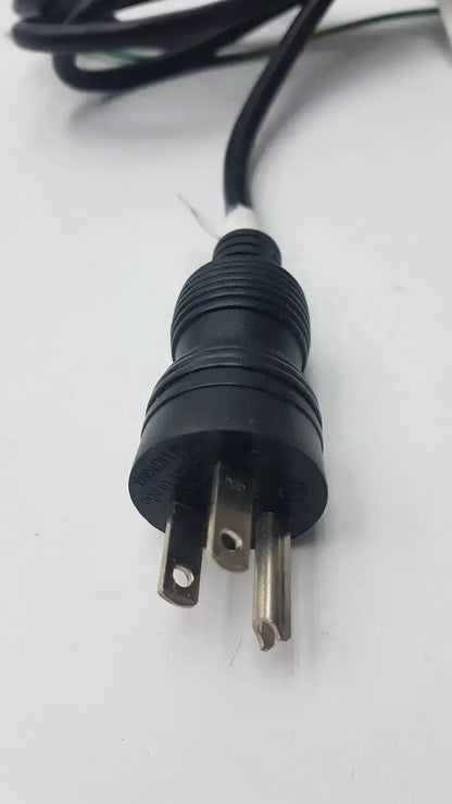 Black Power Cord Cable Plug 3 Poles Male with Female - Splitter
