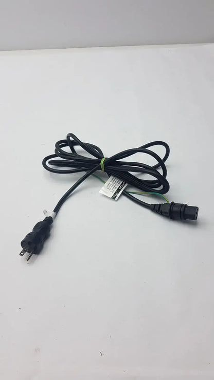 Black Power Cord Cable Plug 3 Poles Male with Female - Splitter