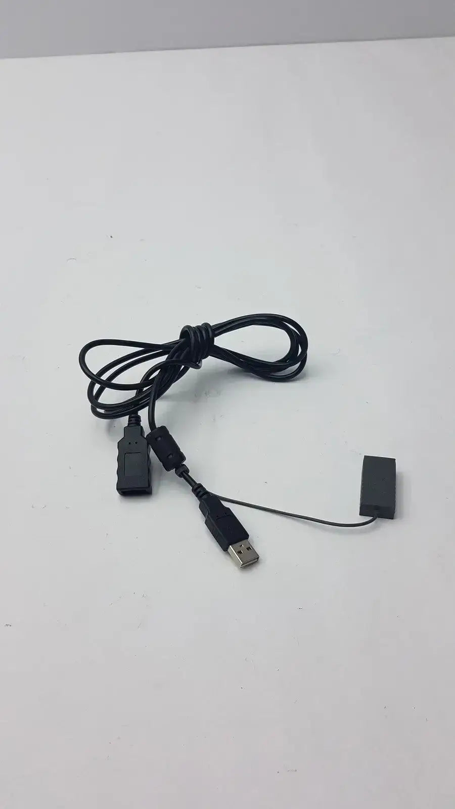 Black USB Cable with 2 Port - Y-Splitter