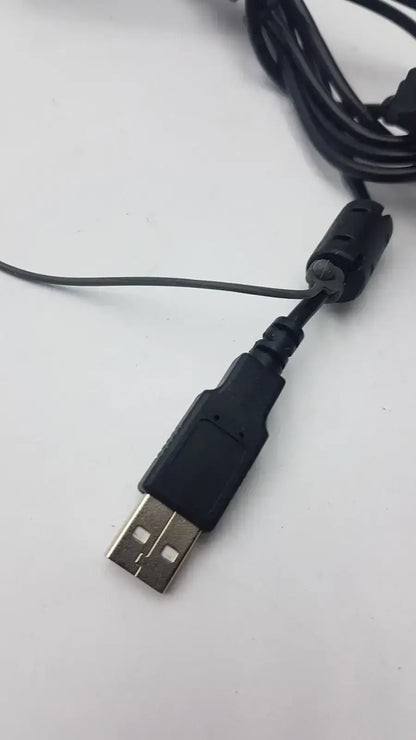 Black USB Cable with 2 Port - Y-Splitter
