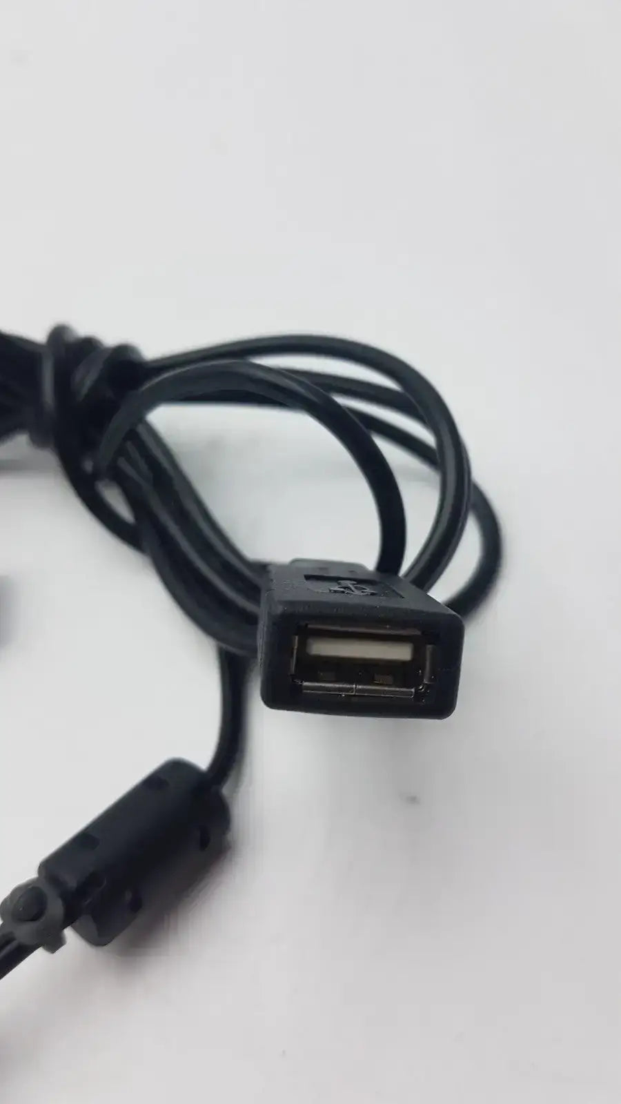 Black USB Cable with 2 Port - Y-Splitter