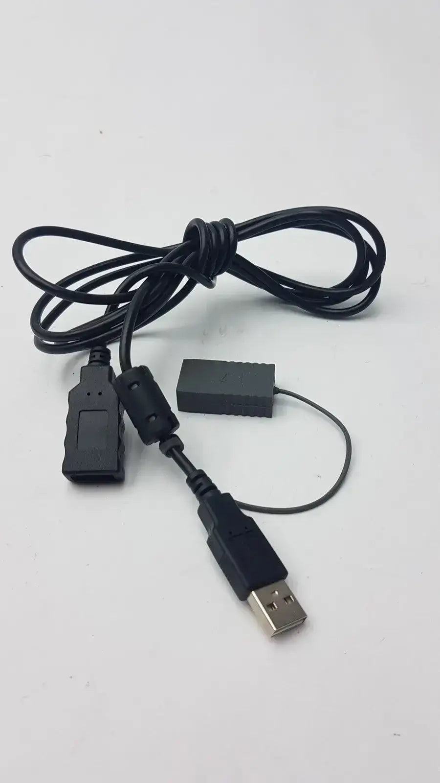 Black USB Cable with 2 Port - Y-Splitter
