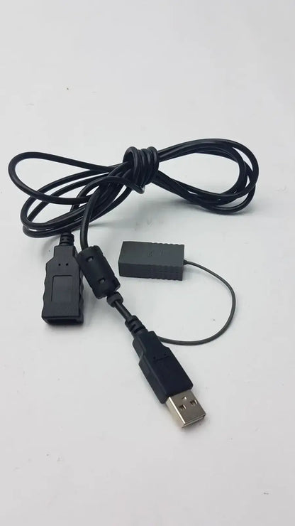 Black USB Cable with 2 Port - Y-Splitter