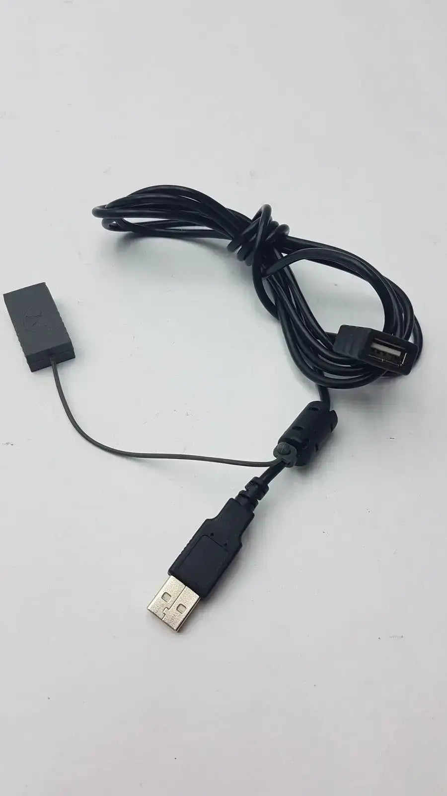 Black USB Cable with 2 Port - Y-Splitter