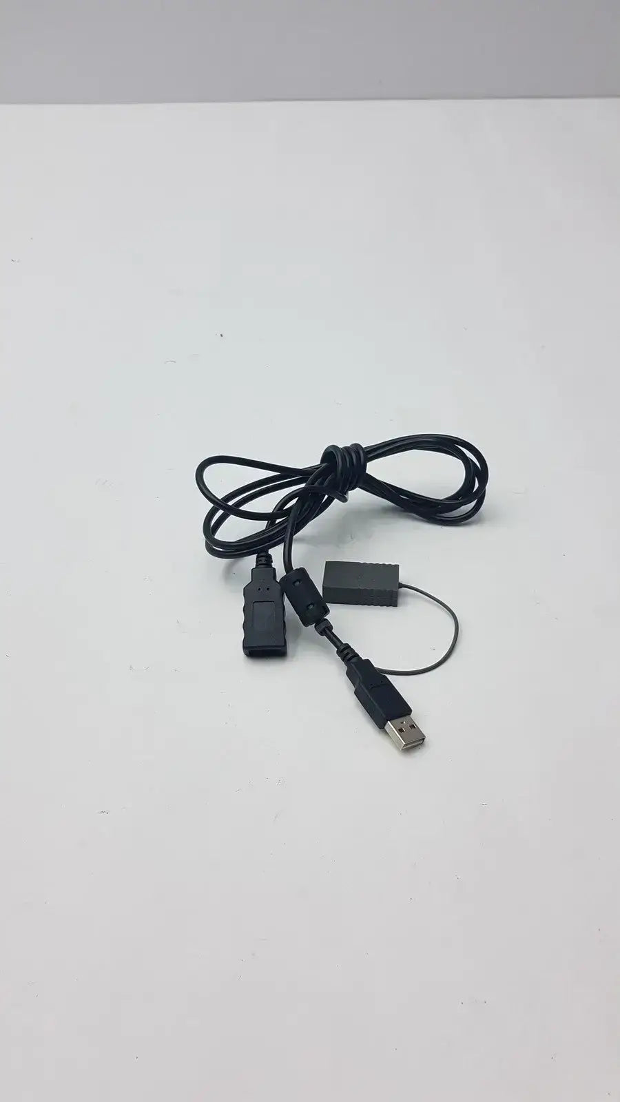 Black USB Cable with 2 Port - Y-Splitter