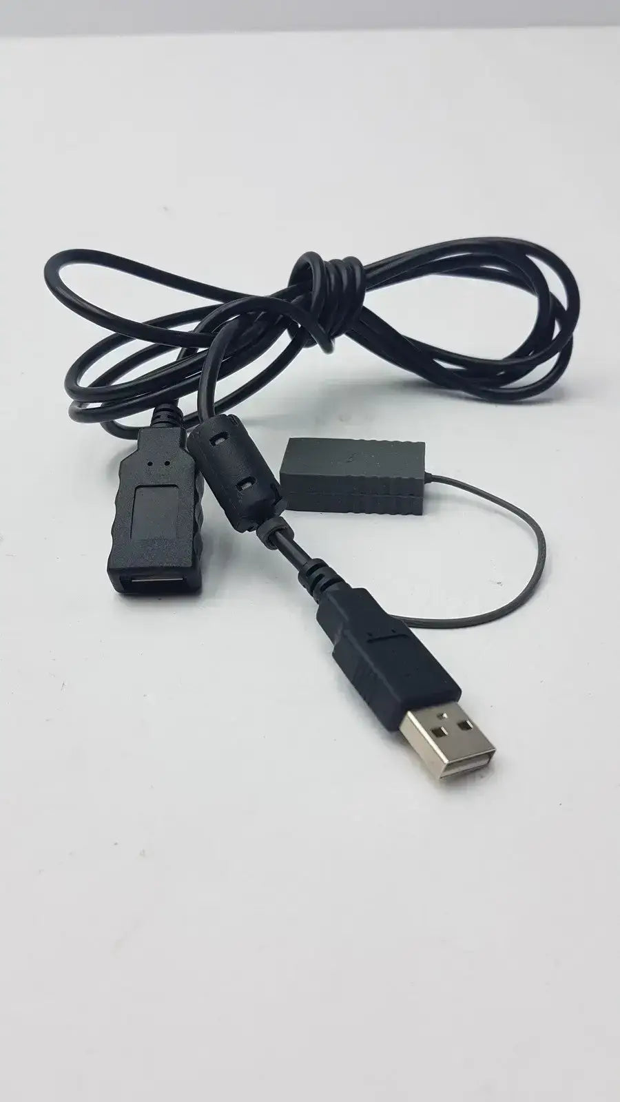 Black USB Cable with 2 Port - Y-Splitter