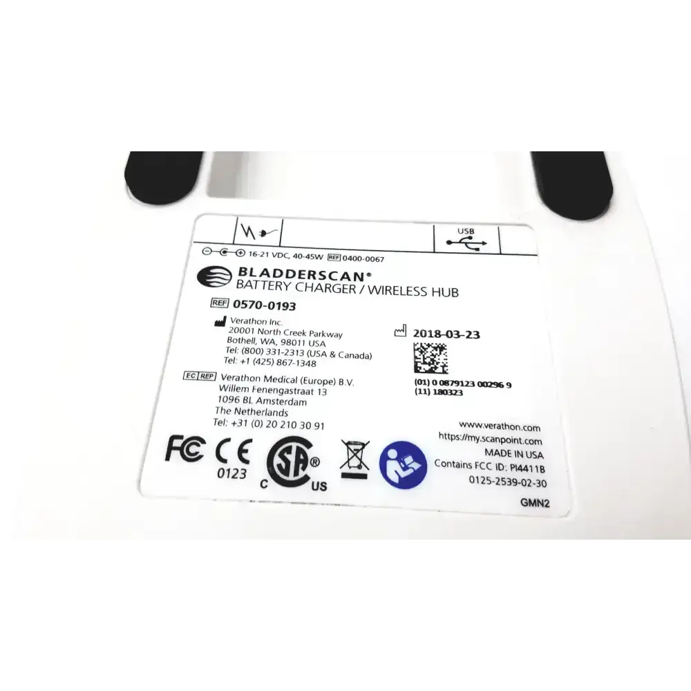 BladderScan 0570-0193 Battery Charging Wireless Hub
