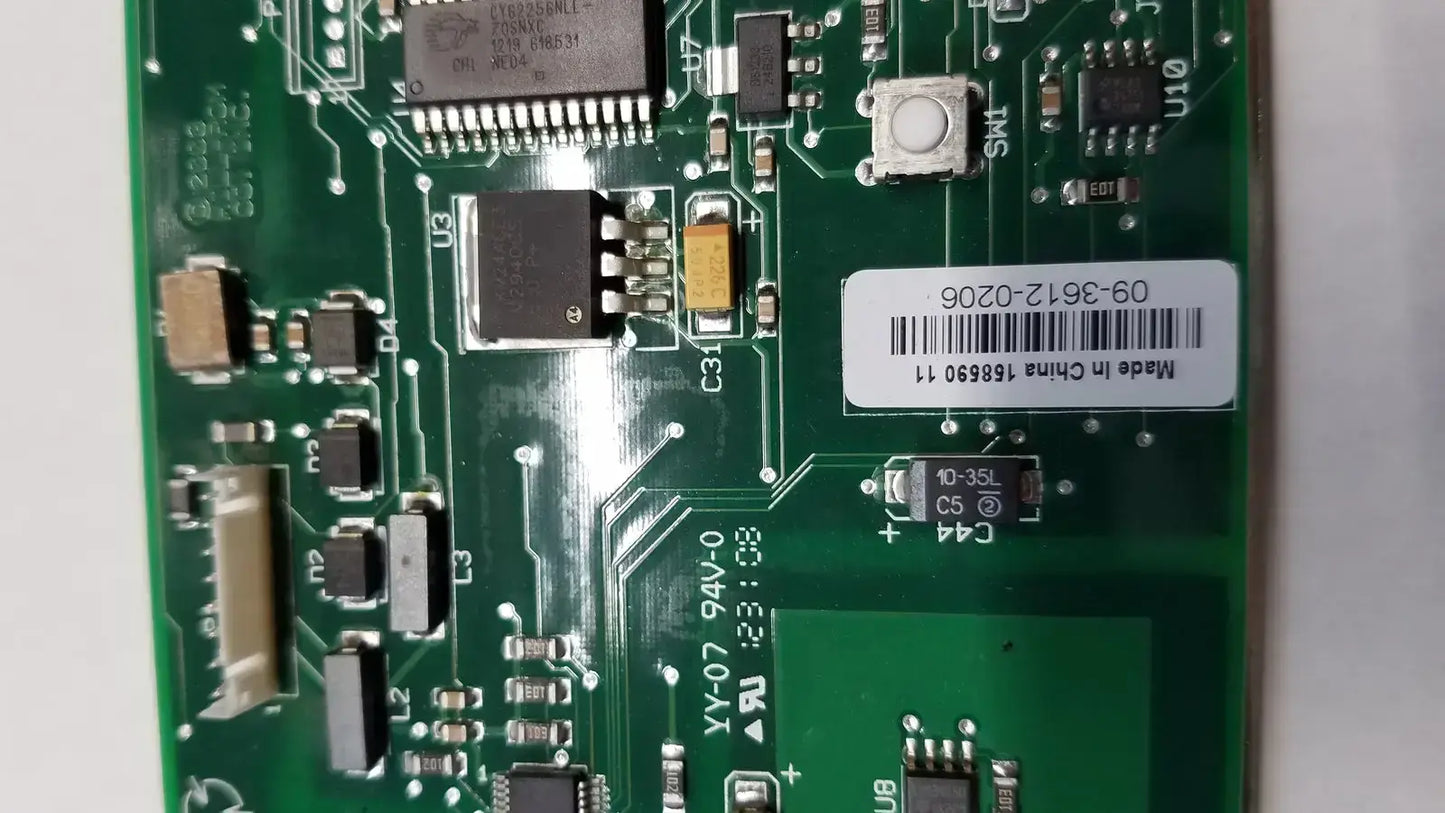 Board #67760 Rev 1 Control 09-3612-0206 158590 11 129433.190
