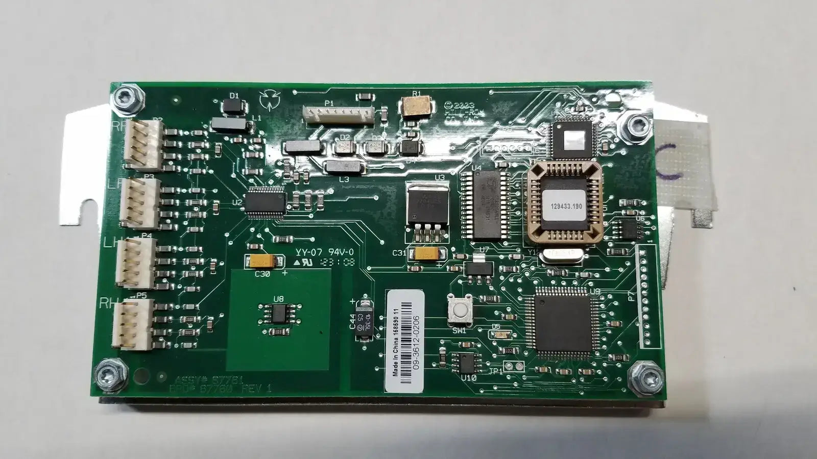 Board #67760 Rev 1 Control 09-3612-0206 158590 11 129433.190