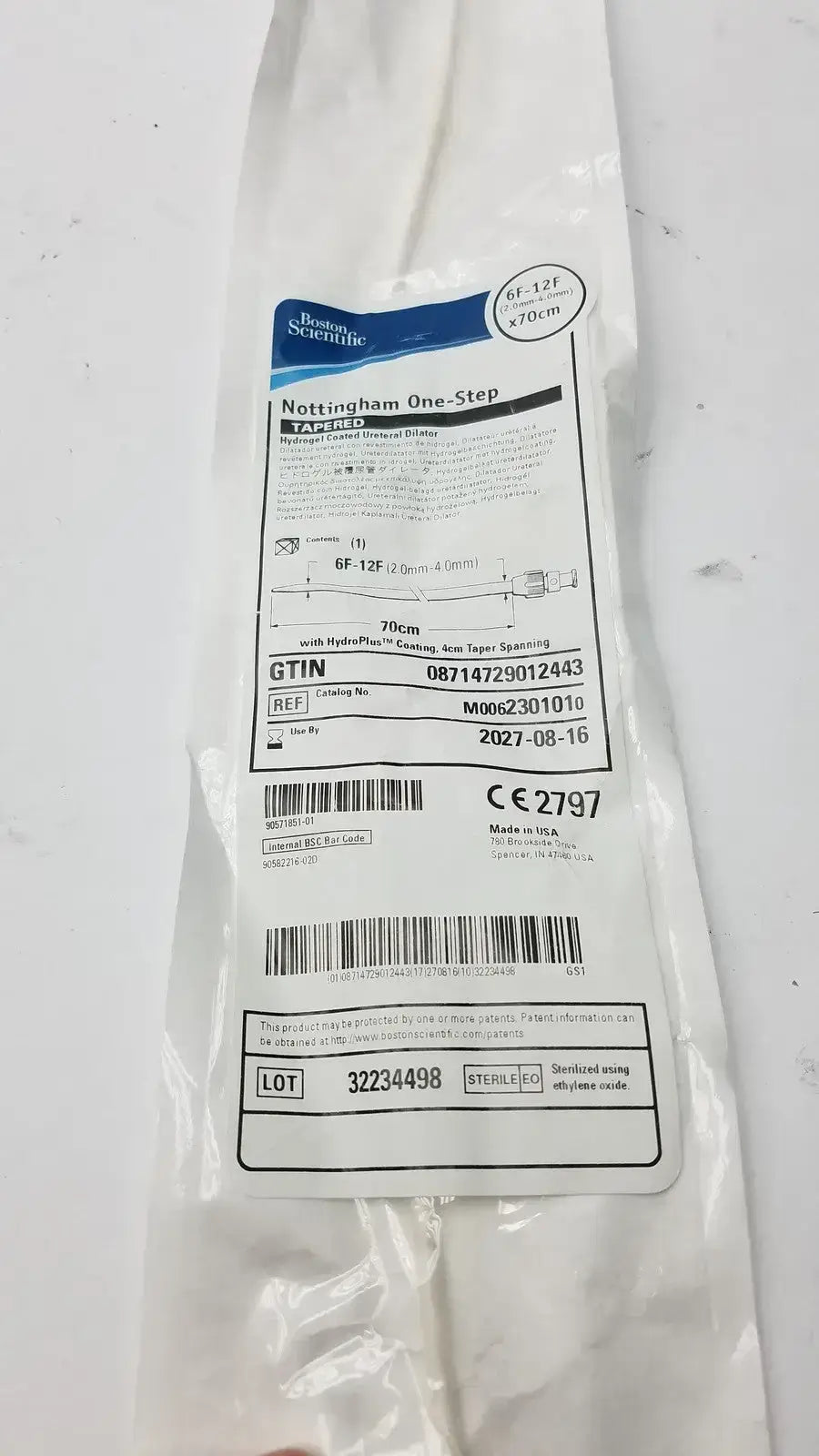 Boston Scientific 230-101 Notiingham One-Step Taperred - Ureteral Dilator