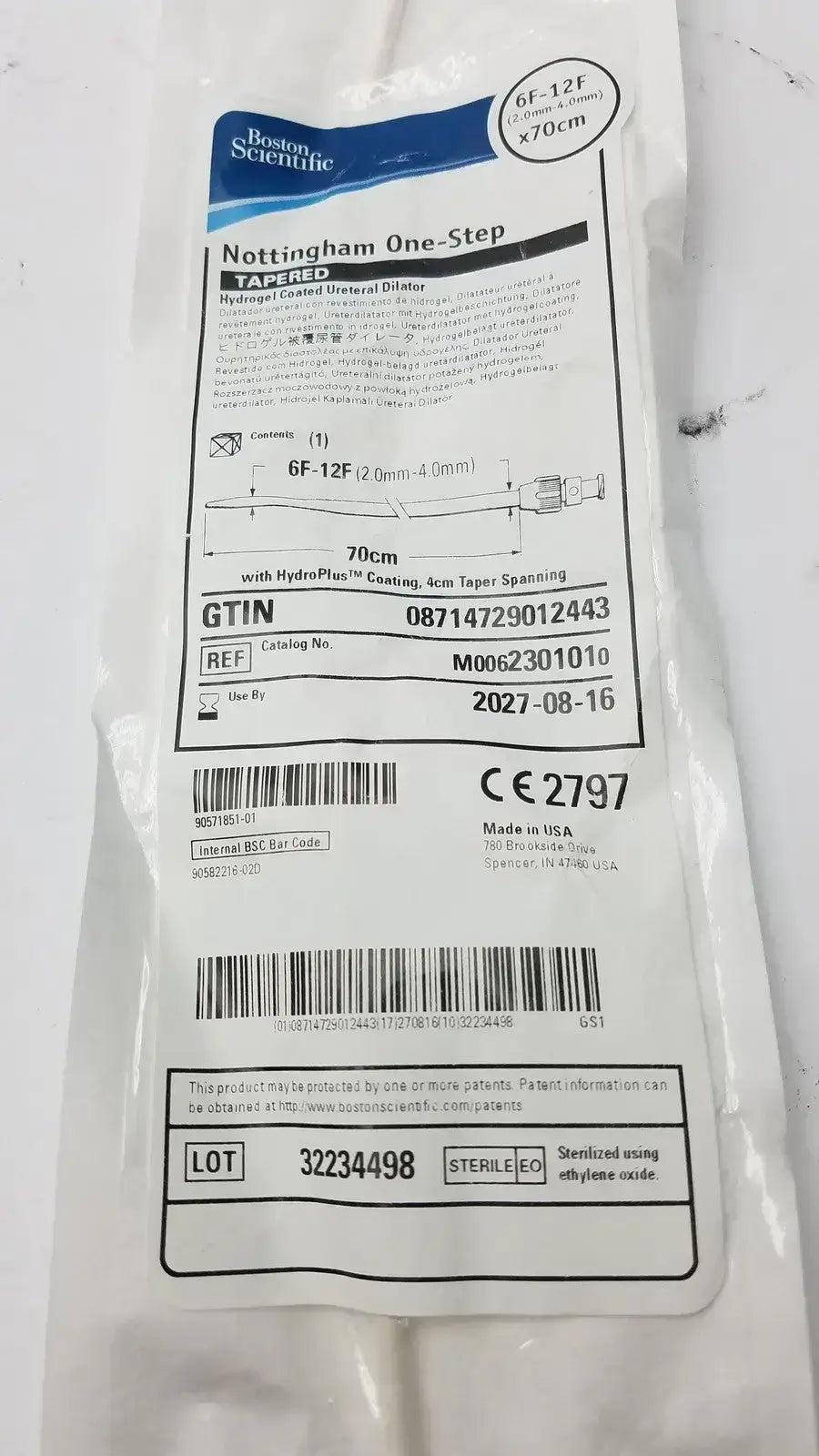 Boston Scientific 230-101 Notiingham One-Step Taperred - Ureteral Dilator