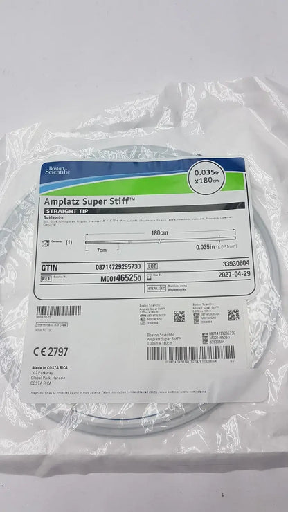 Boston Scientific Ref 46525 Ampllatz Super Stiif - Guidewire