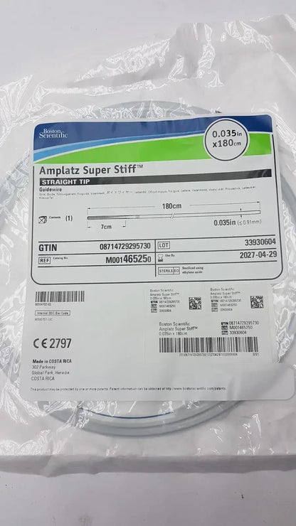 Boston Scientific Ref 46525 Ampllatz Super Stiif - Guidewire