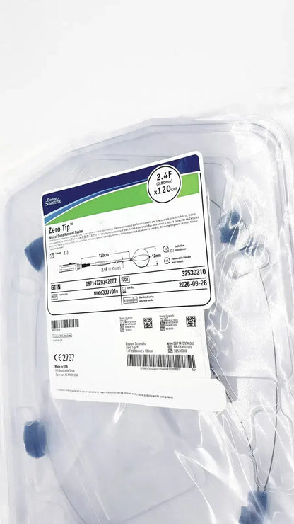 Boston Scientific Zero Tip Nitinol Retrieval Basket 2.4f X 120cm Ref. M00639010
